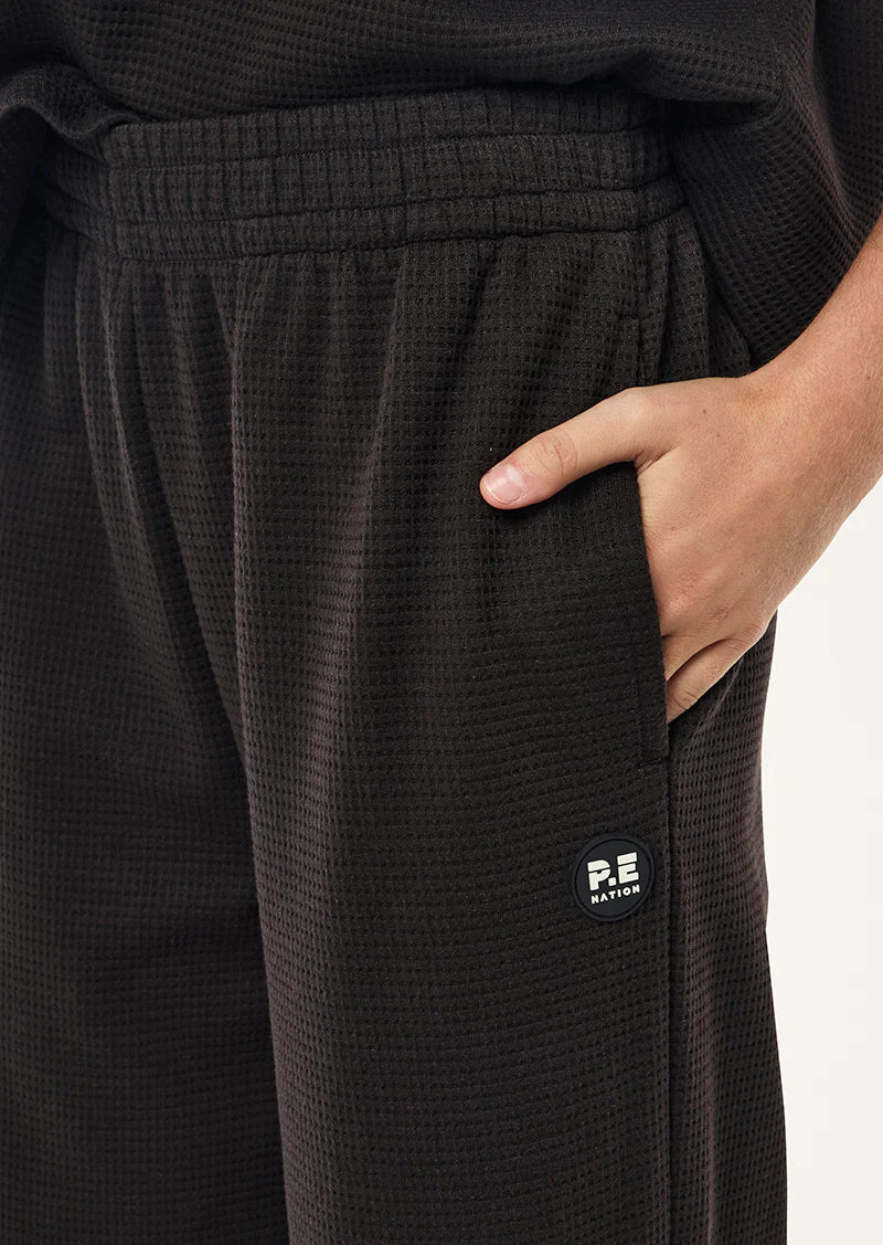 Printemps Waffle Trackpant - Licorice P.E Nation
