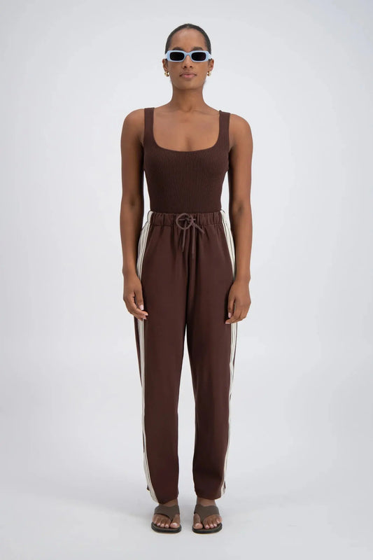 Panarea Trackpant Brown Jasmine Alexa