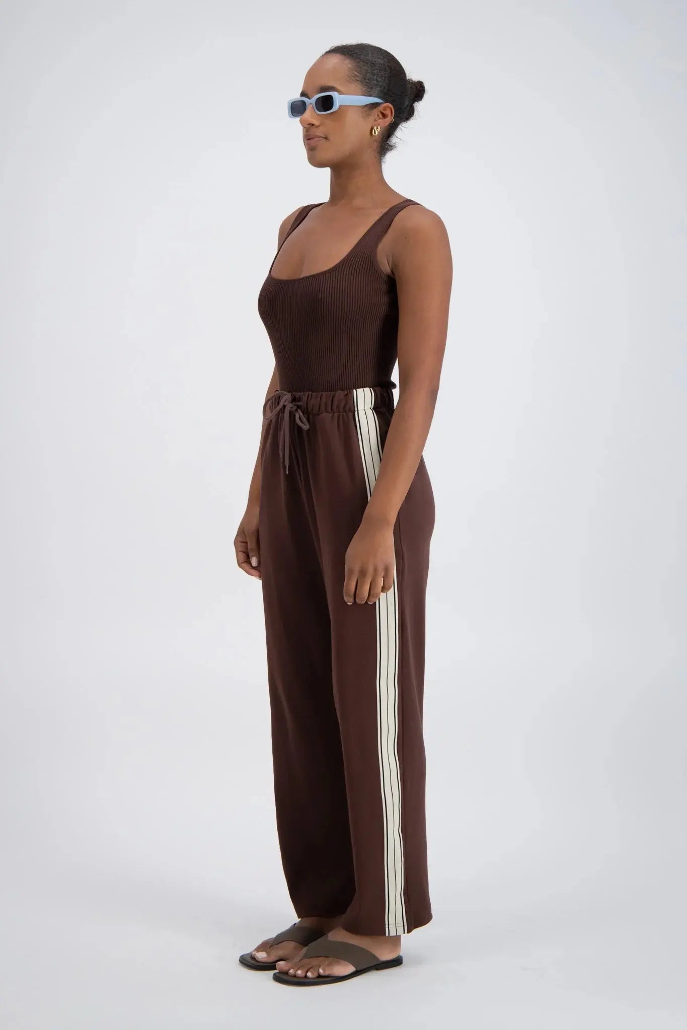 Panarea Trackpant Brown Jasmine Alexa