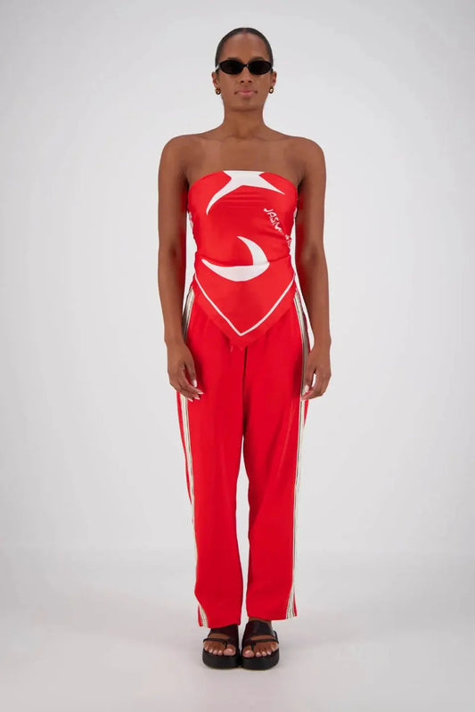 Panarea Trackpant - Red Jasmine Alexa