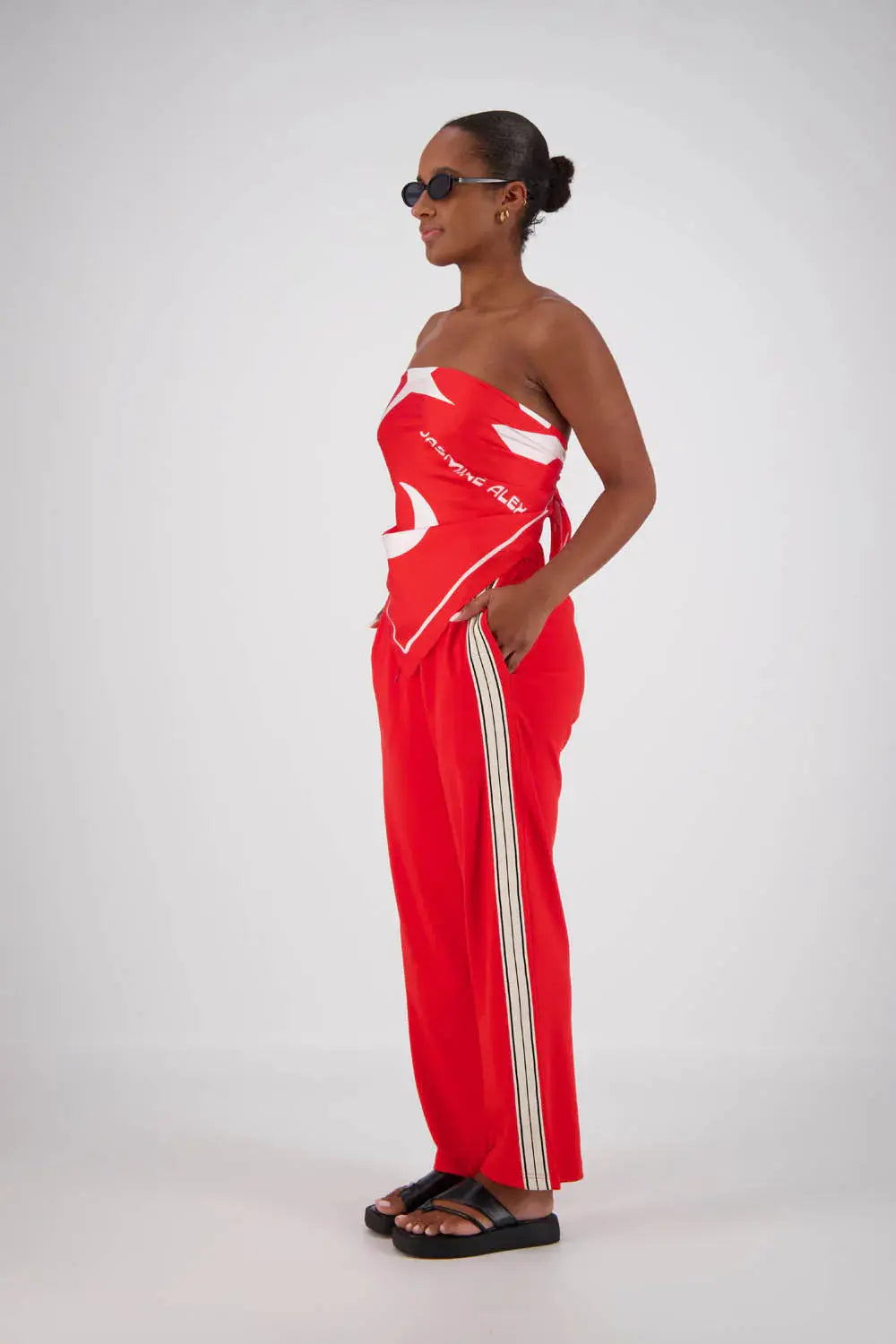 Panarea Trackpant - Red Jasmine Alexa