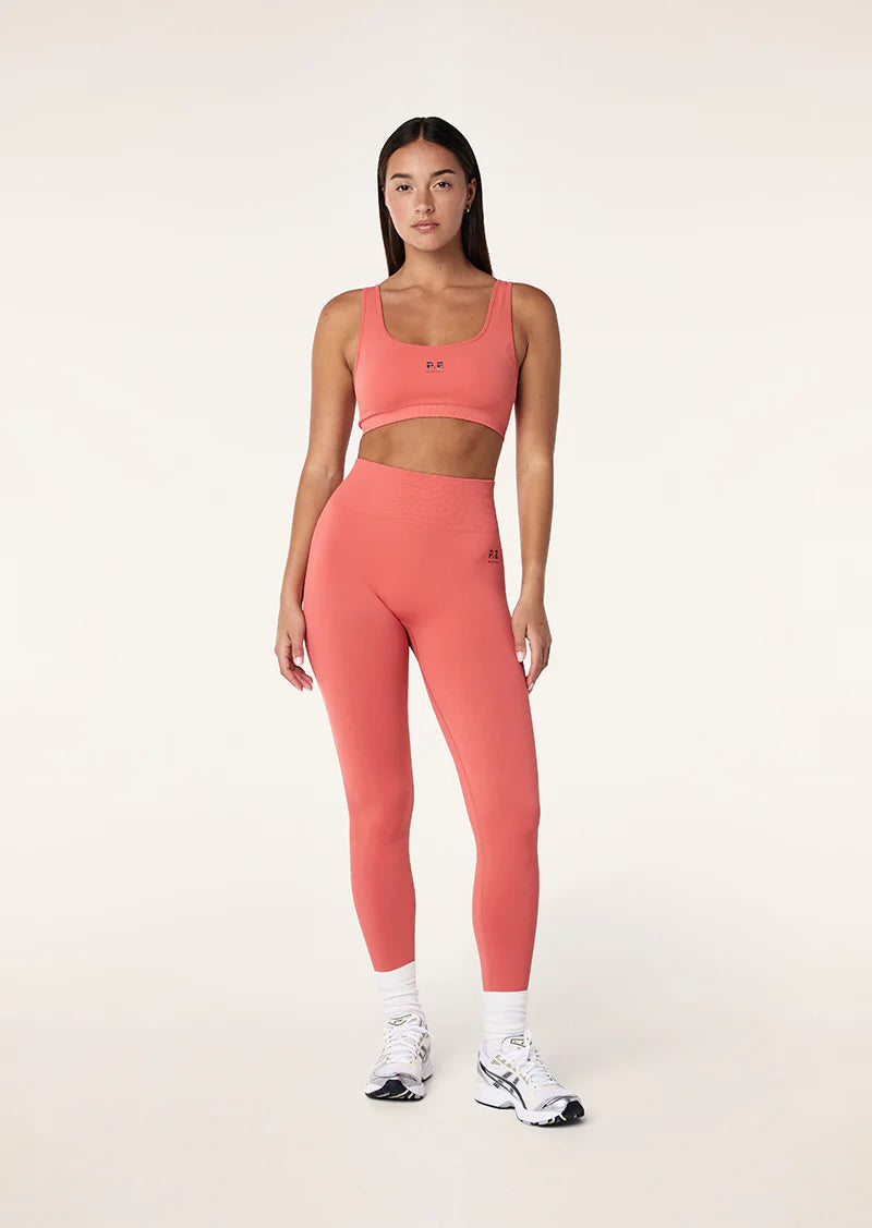 Pe Nation Restore Seamless Scoop Bra - Brick Red at cloth in brick