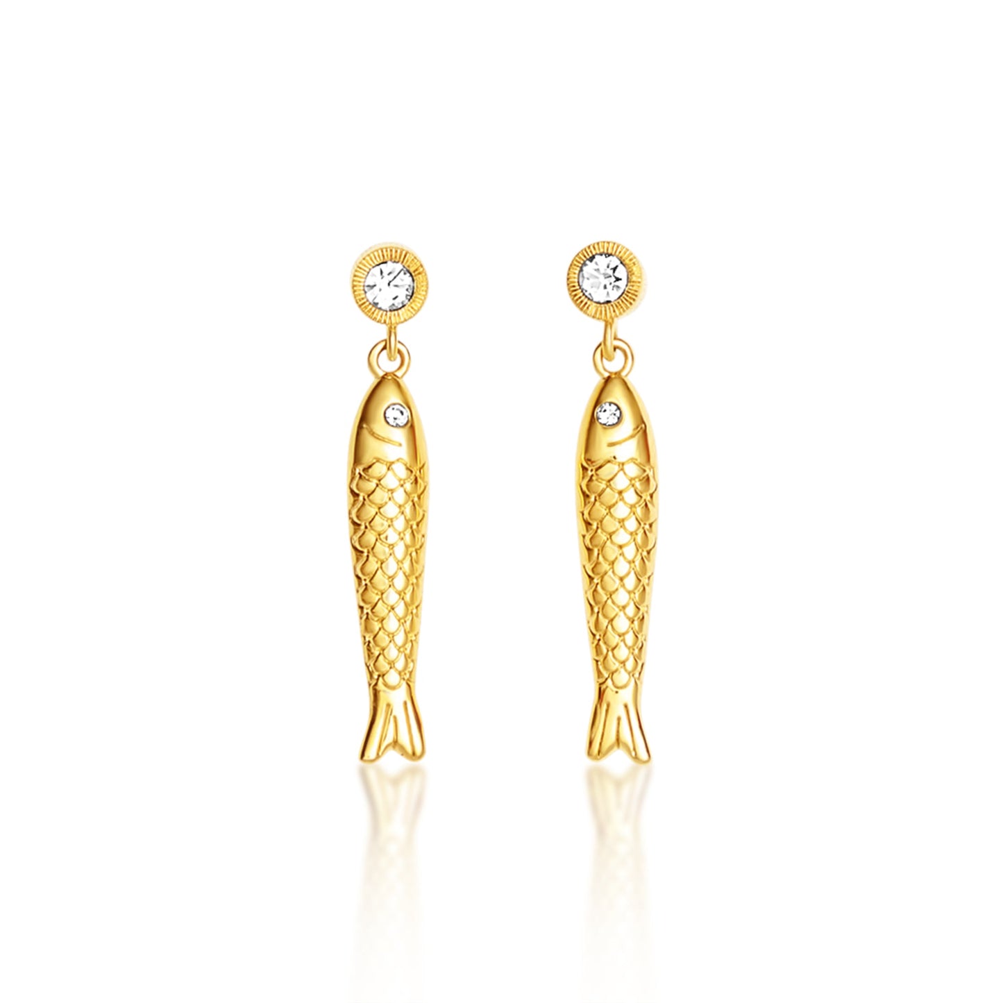 Cat Sanz X Pesca Brillio Earrings - Gold Carly Paiker