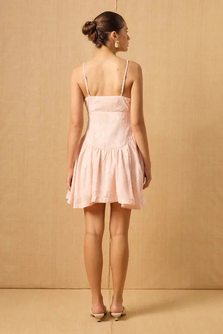 Pisces Mini Dress - Blush Pink Mon Renn