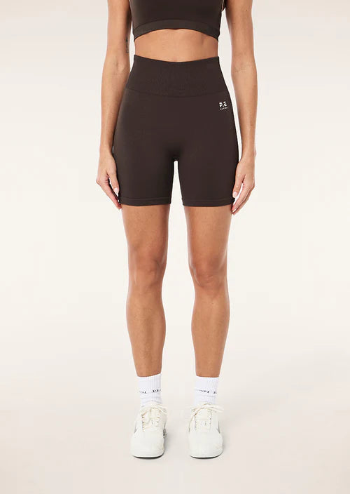 Restore Seamless 5" Bike Short - Coffee P.E Nation