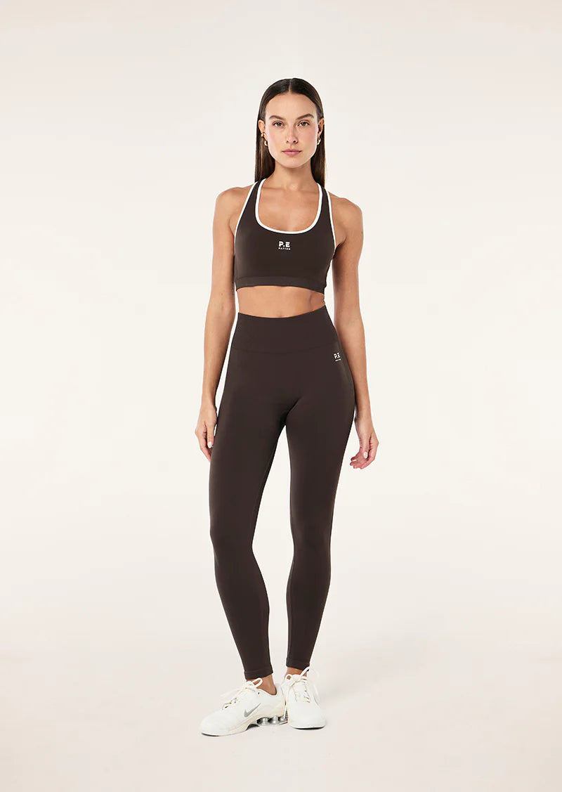 Adaption Seamless Sports Bra - Coffee P.E Nation