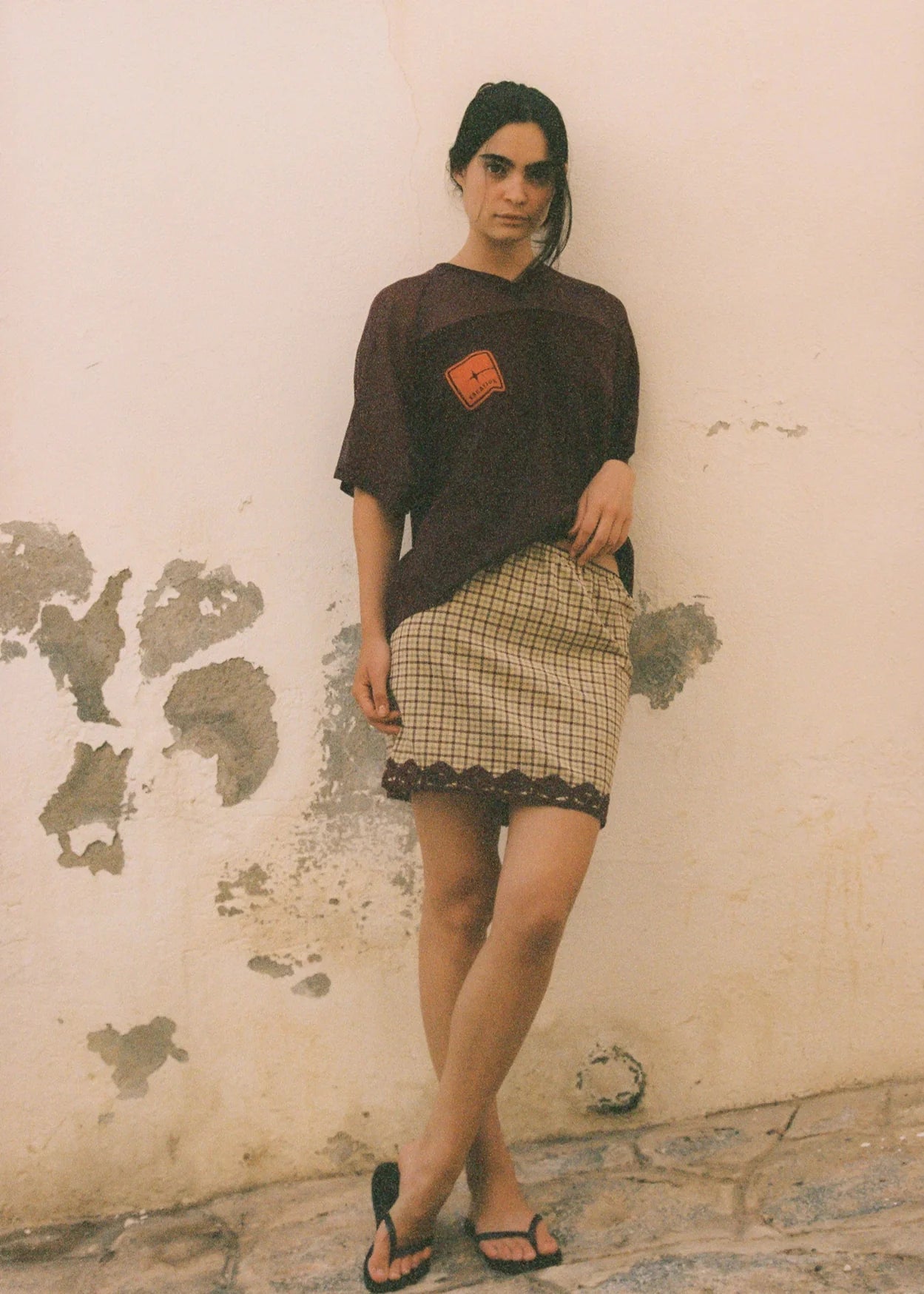 Tartan Check Mini Skirt Ciao Ciao