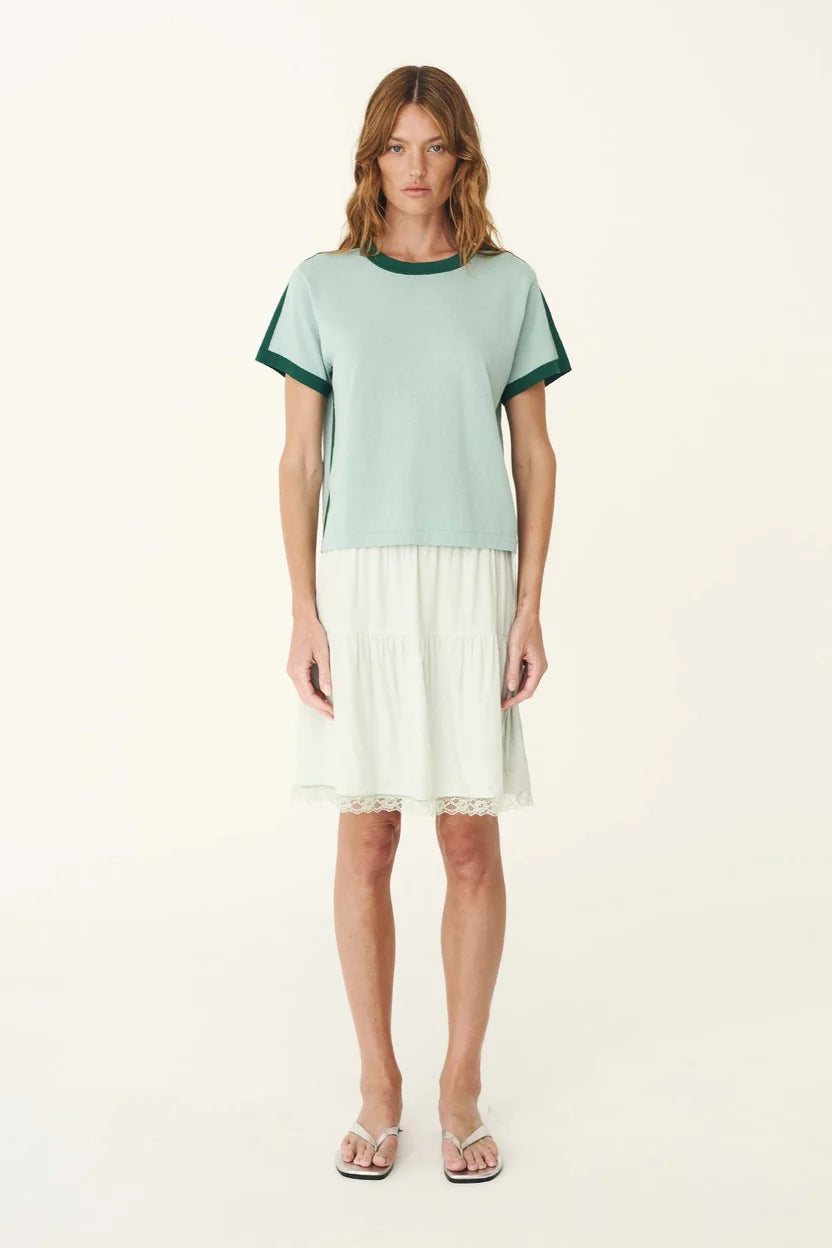 Faith Petticoat Skirt - Mint Rowie