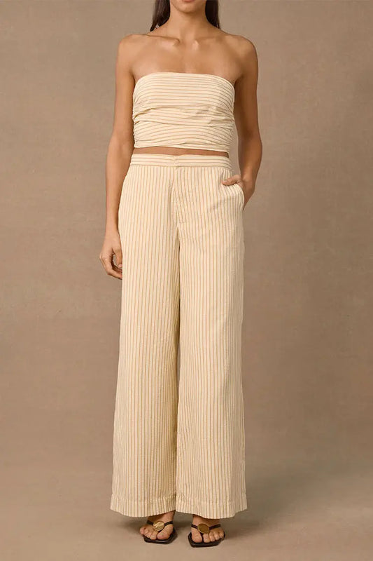 Radiance Pant - Wheat Stripe Mon Renn