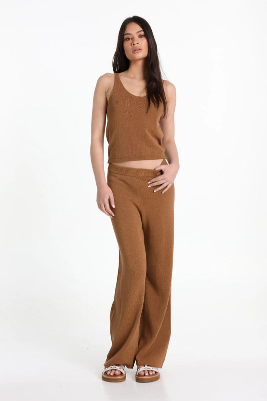 Raya Knit Top - Toffee Lost in Lunar