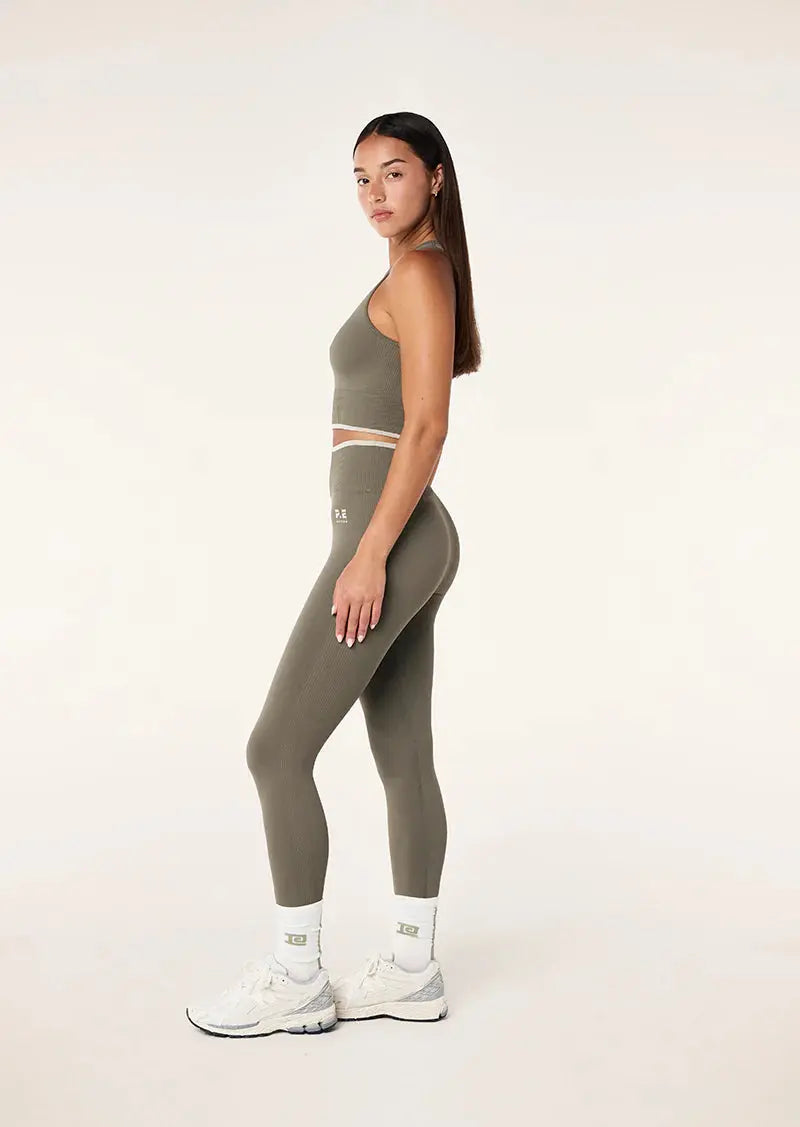 Restore Seamless Tank - Khaki P.E Nation