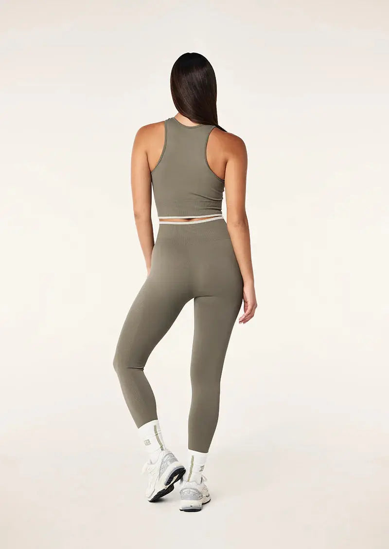 Restore Seamless Tank - Khaki P.E Nation