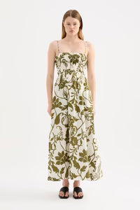 Dahlia Maxi Dress Nude Lucy