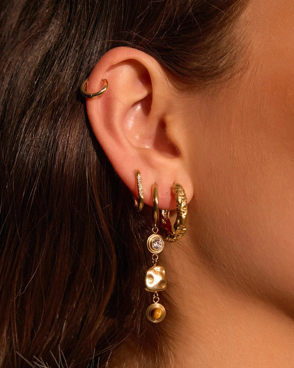 Indie Gold Earrings Arms of Eve