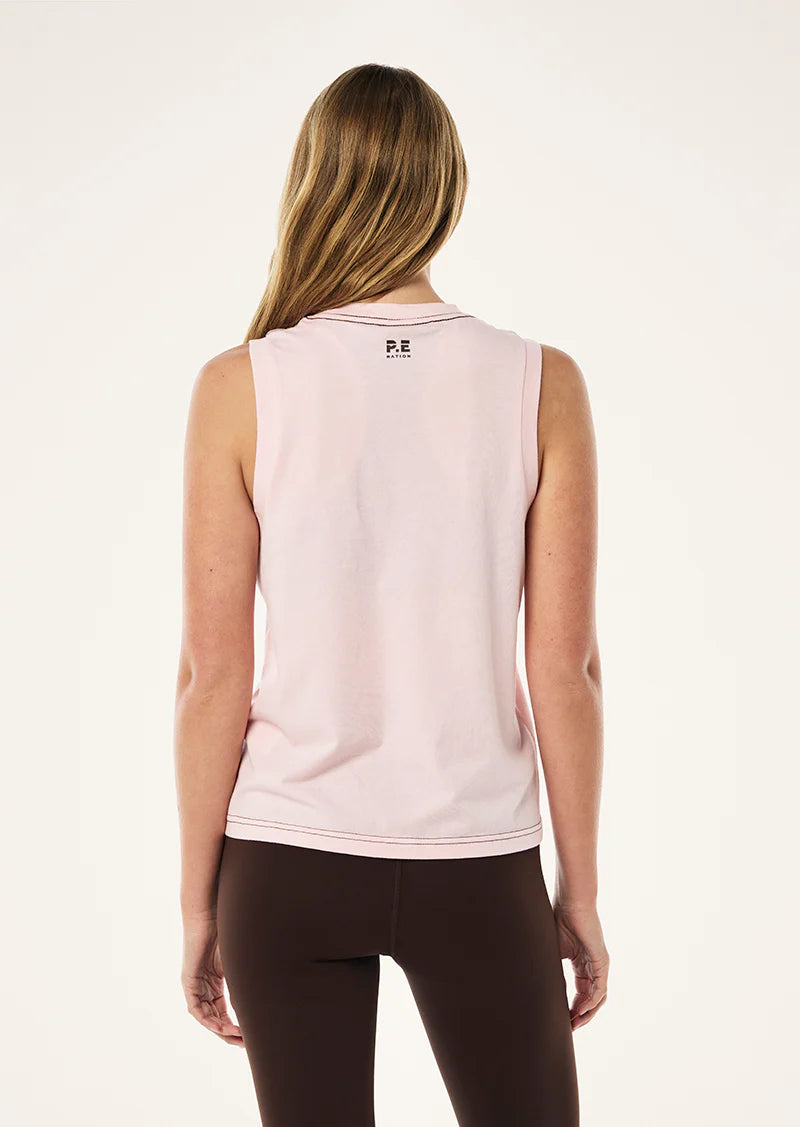 Shift Tank - Chalk Pink P.E Nation