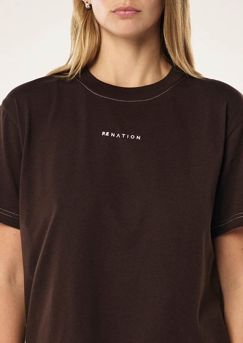 Shift Tee - Espresso P.E Nation
