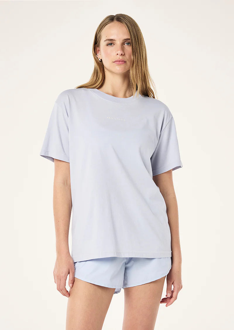 Shift Tee - Heather Blue P.E Nation