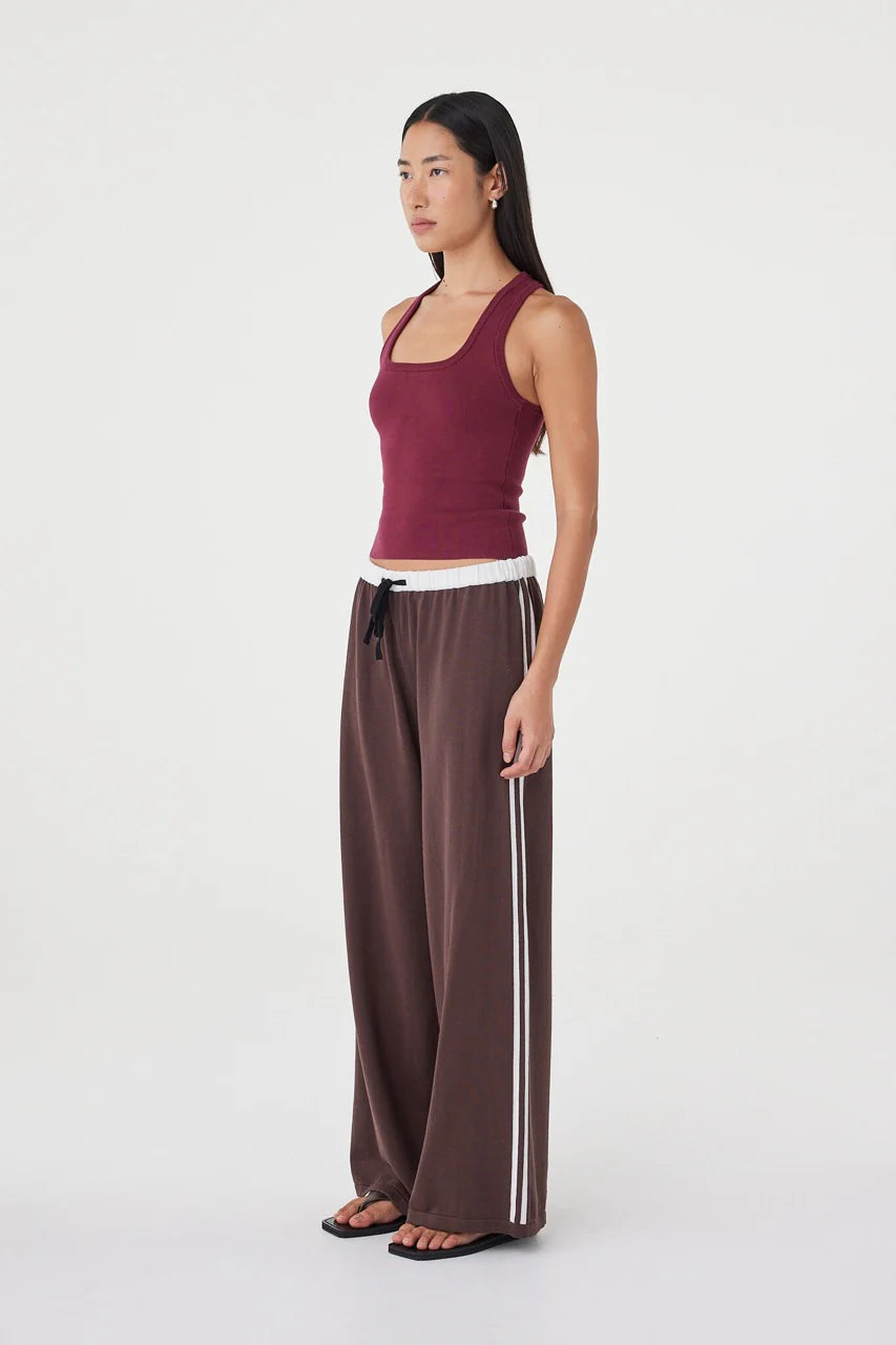 Tully Pant - Espresso and Cream Arcaa