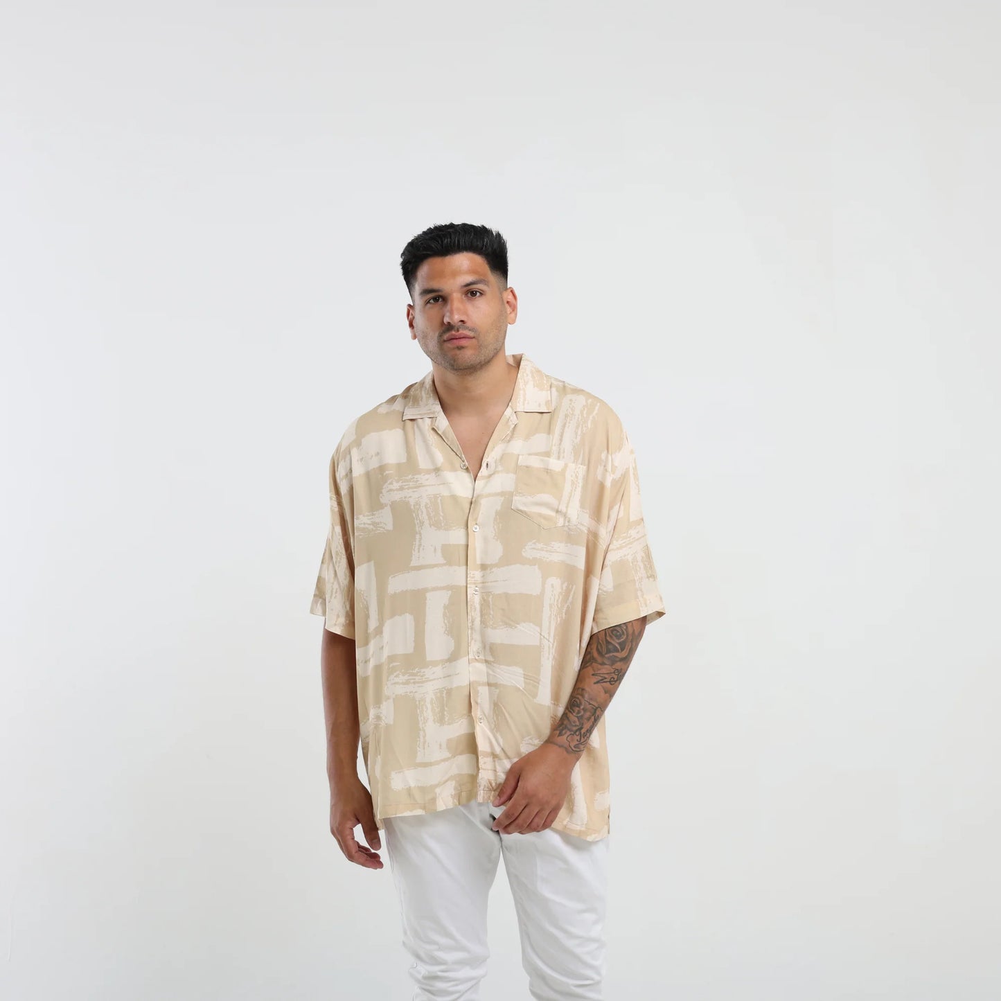 Sand Viscose Shirt