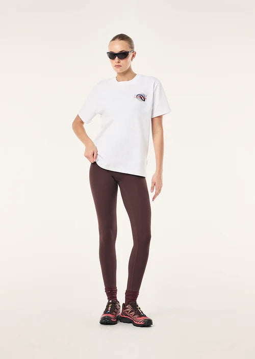 Snap Relaxed Fit Tee - White P.E Nation