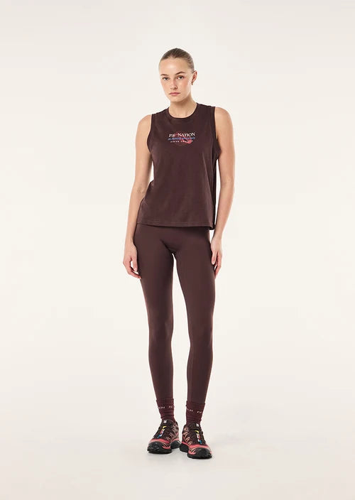 Snap Tank - Dark Plum P.E Nation