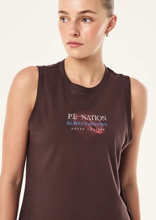 Snap Tank - Dark Plum P.E Nation