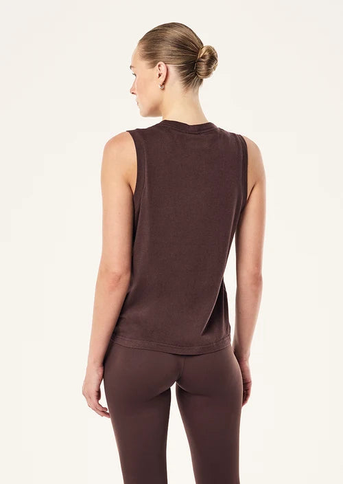Snap Tank - Dark Plum P.E Nation