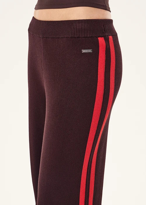 Solar Knit Pant - Dark Plum P.E Nation