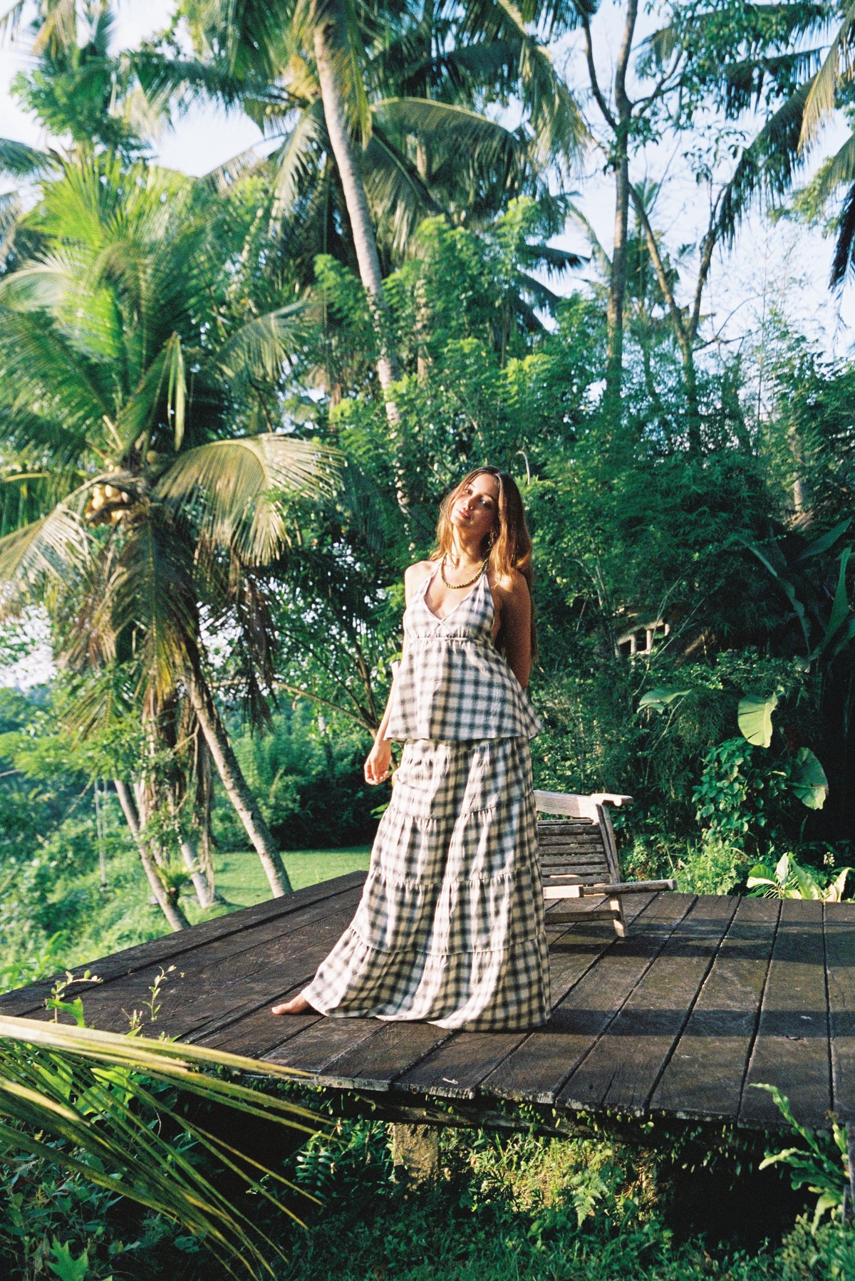 Sonder Tier Check Skirt Ciao Ciao