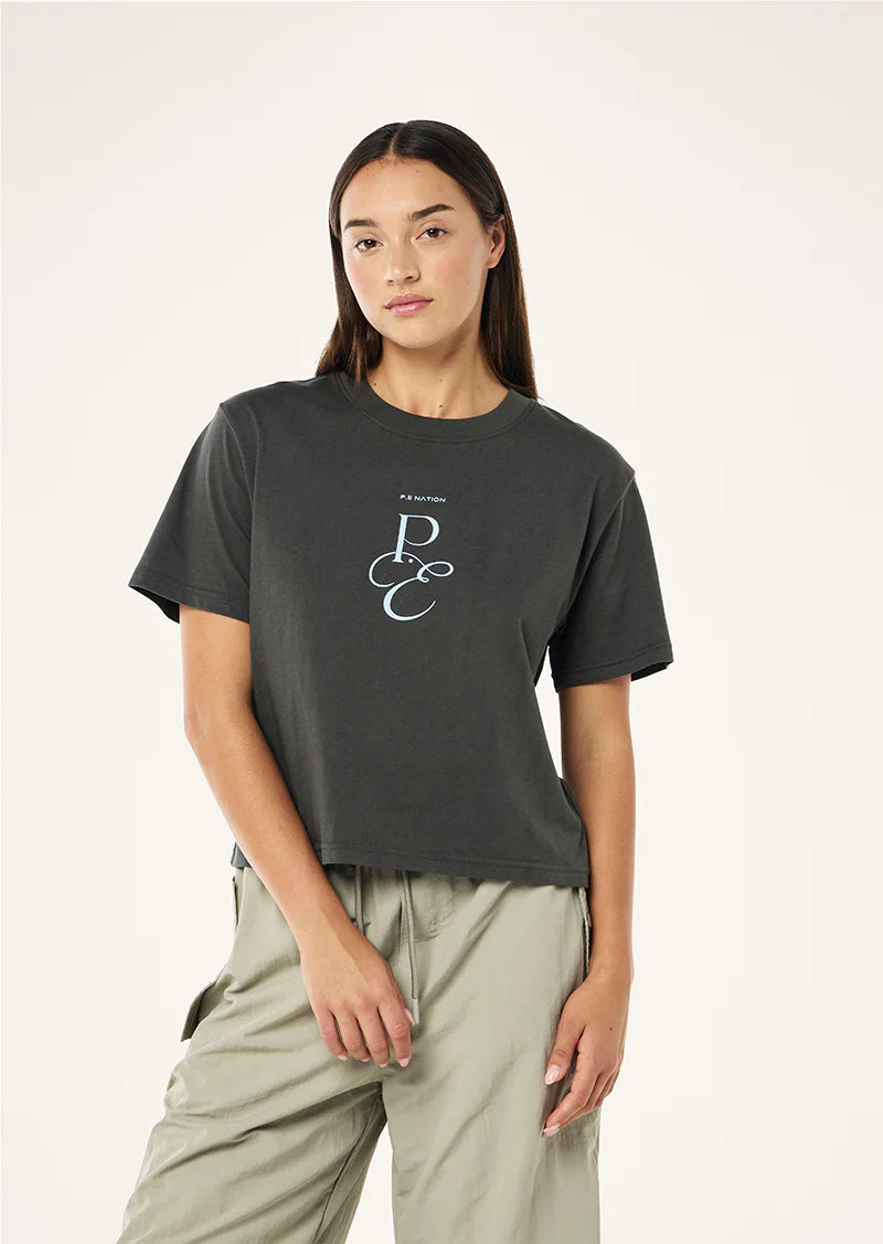 South Bank Tee - Gunmetal P.E Nation