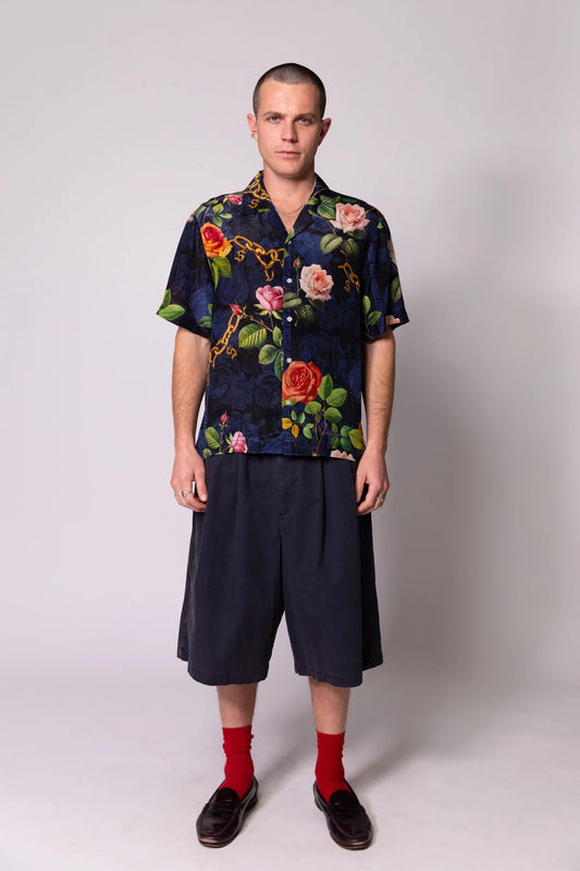 Chains and Roses Resort Shirt - Silk Something Very Special