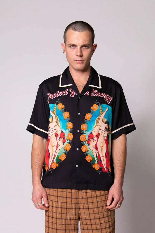 Black Guardian Angels Resort Shirt Something Very Special