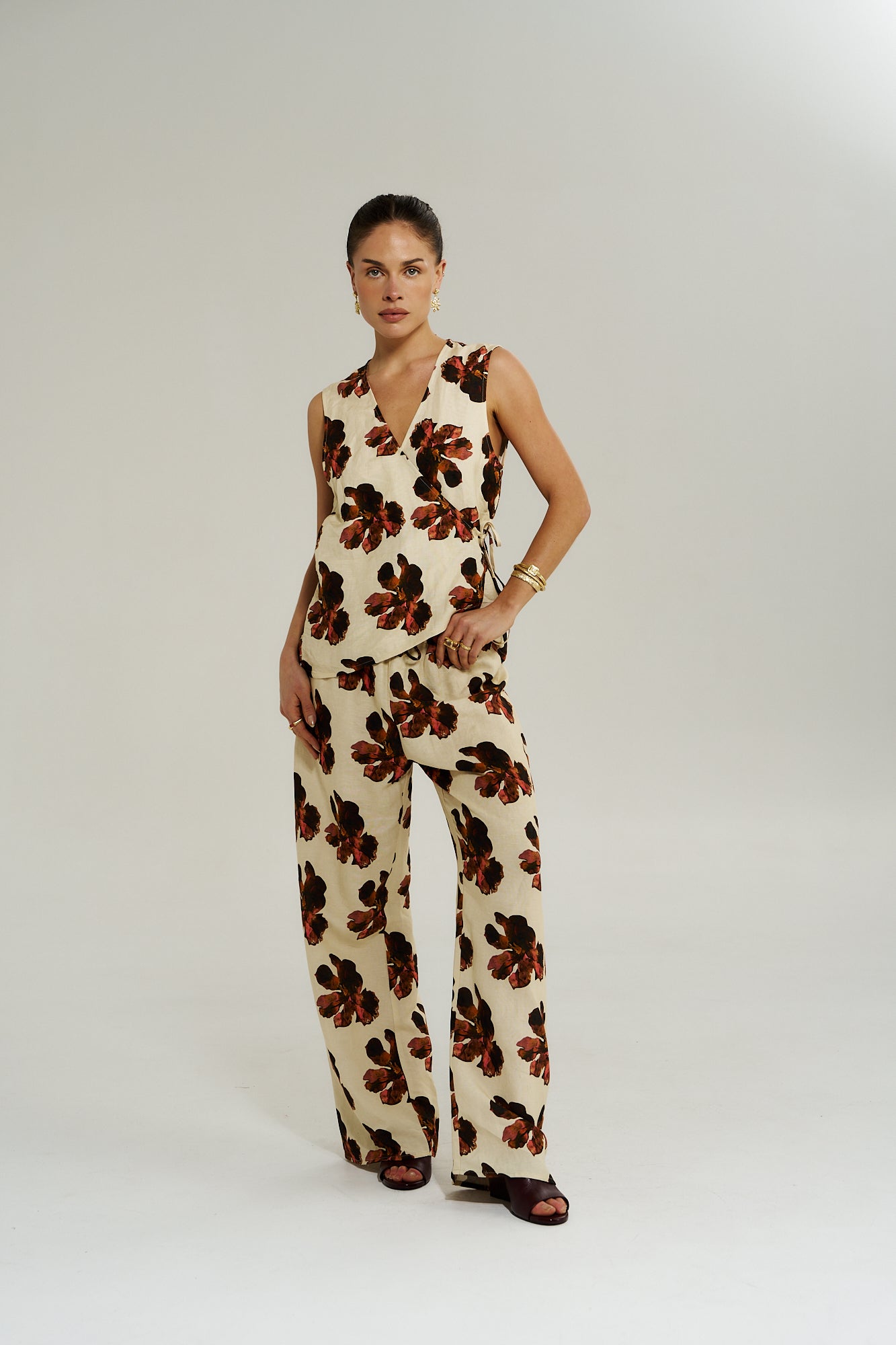 Wide Leg Pant - Butter Fleur Summi Summi