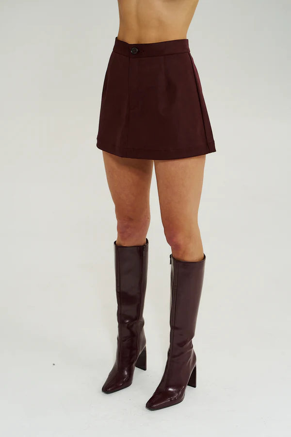A Line Skirt - Syrah Summi Summi