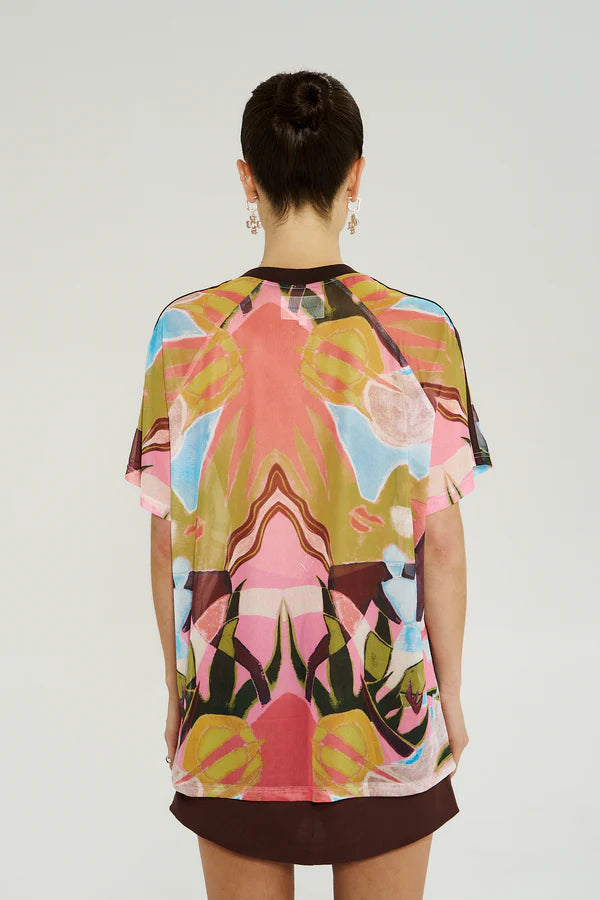 V Neck Mesh Tee - Wonderland Summi Summi