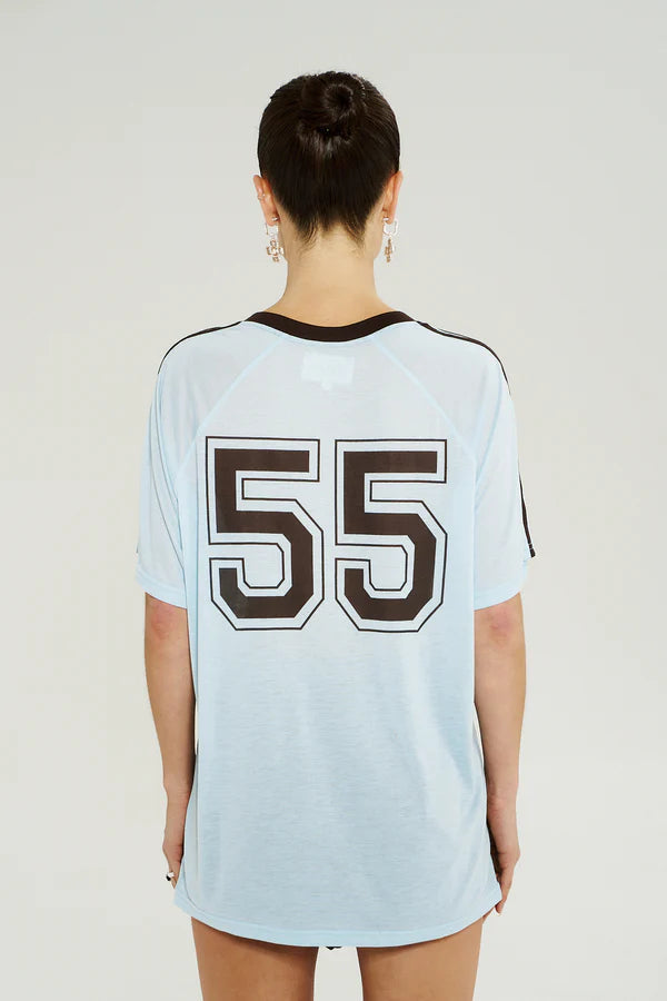 V Neck Jersey Tee - Icel Summi Summi