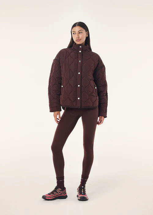 Surge Quilt Jackey - Mahogany P.E Nation