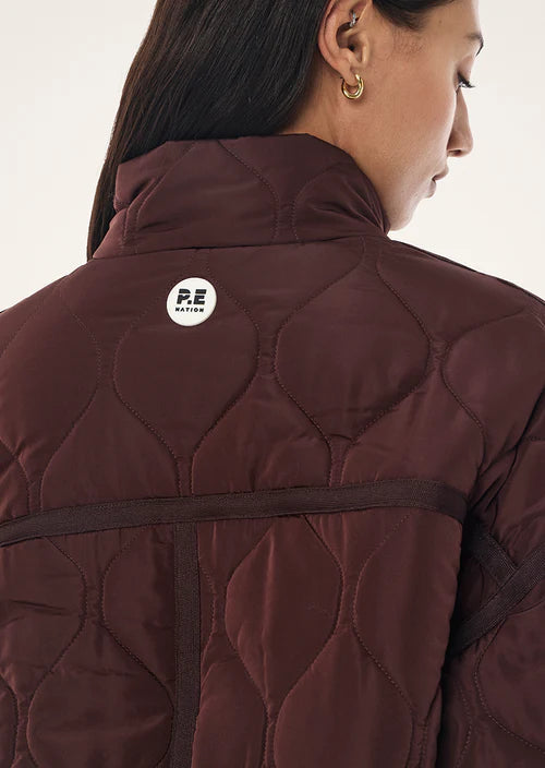Surge Quilt Jackey - Mahogany P.E Nation