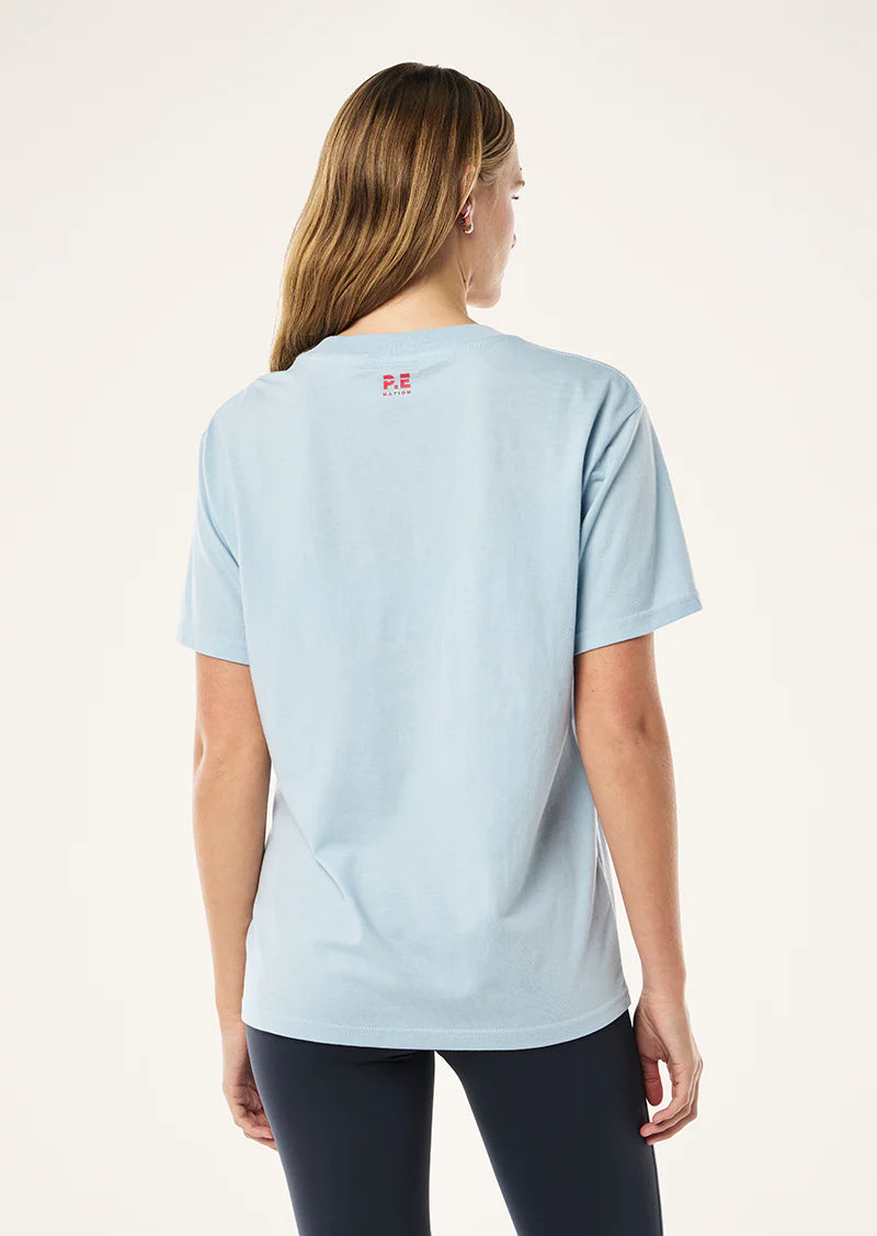 Surge Tee - Ice Blue P.E Nation