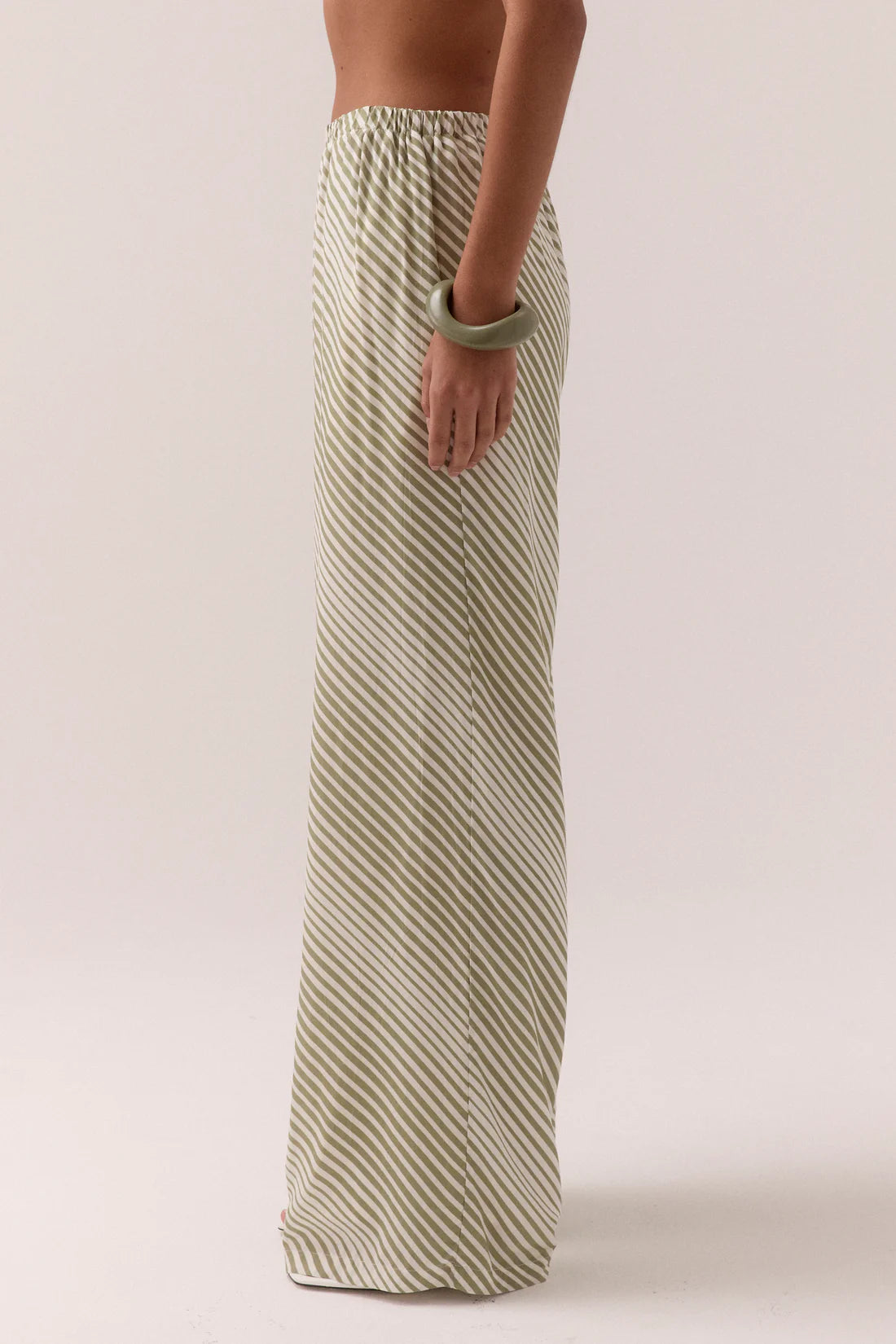 Vista Pants -Olive Stripe Sovere