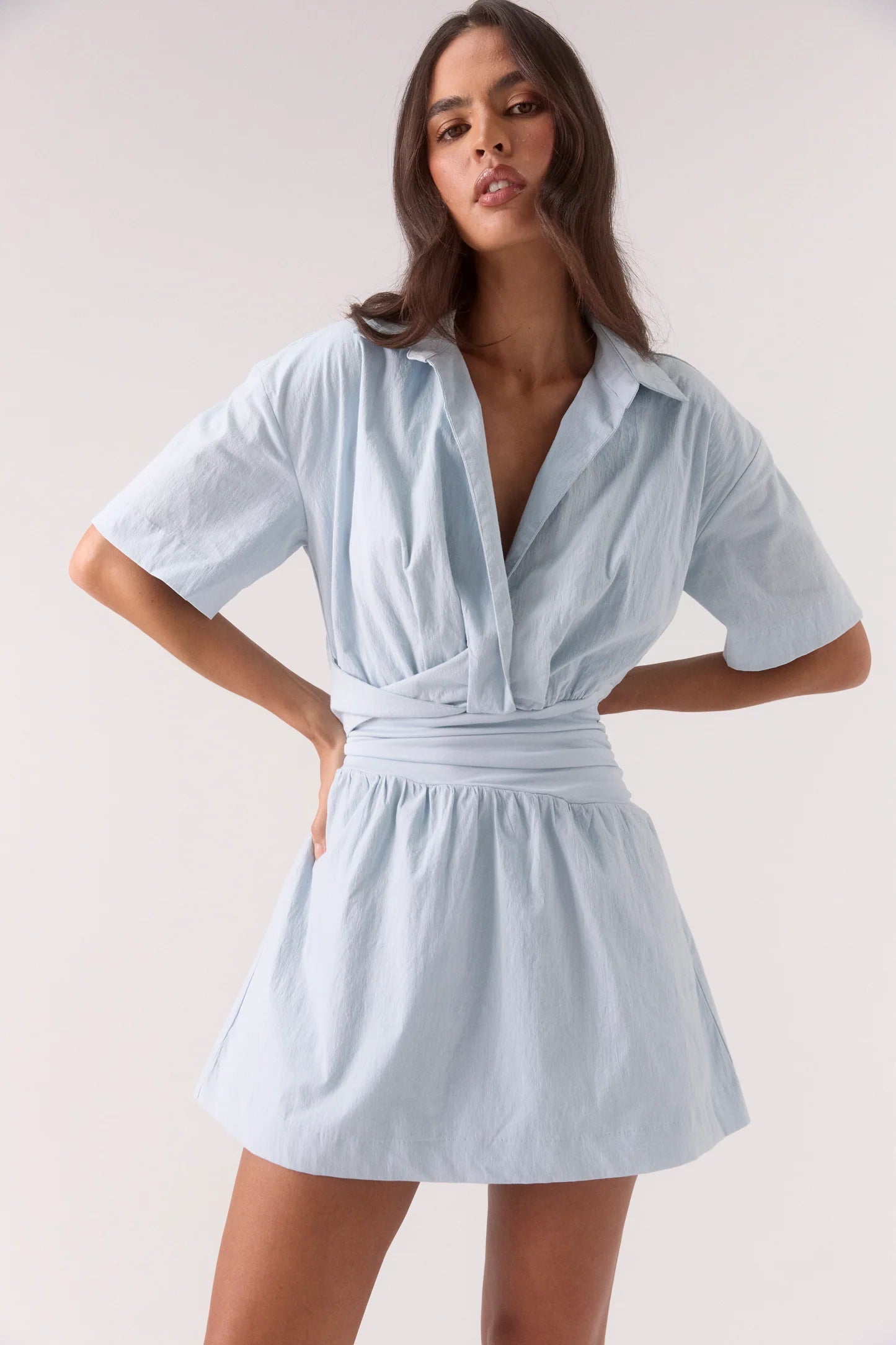 Atlas Mini Dress - Vista Blue Sovere