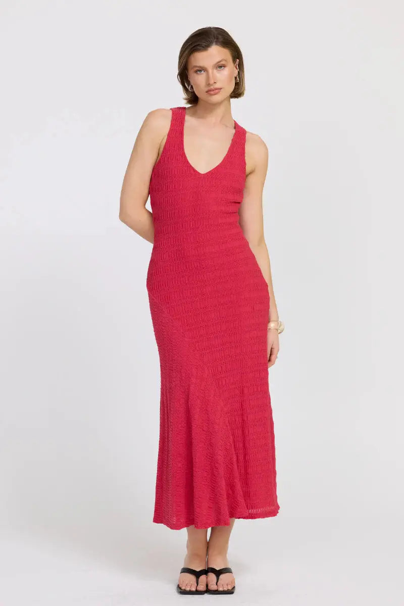 Sanoma Dress - Hibiscus Sovere