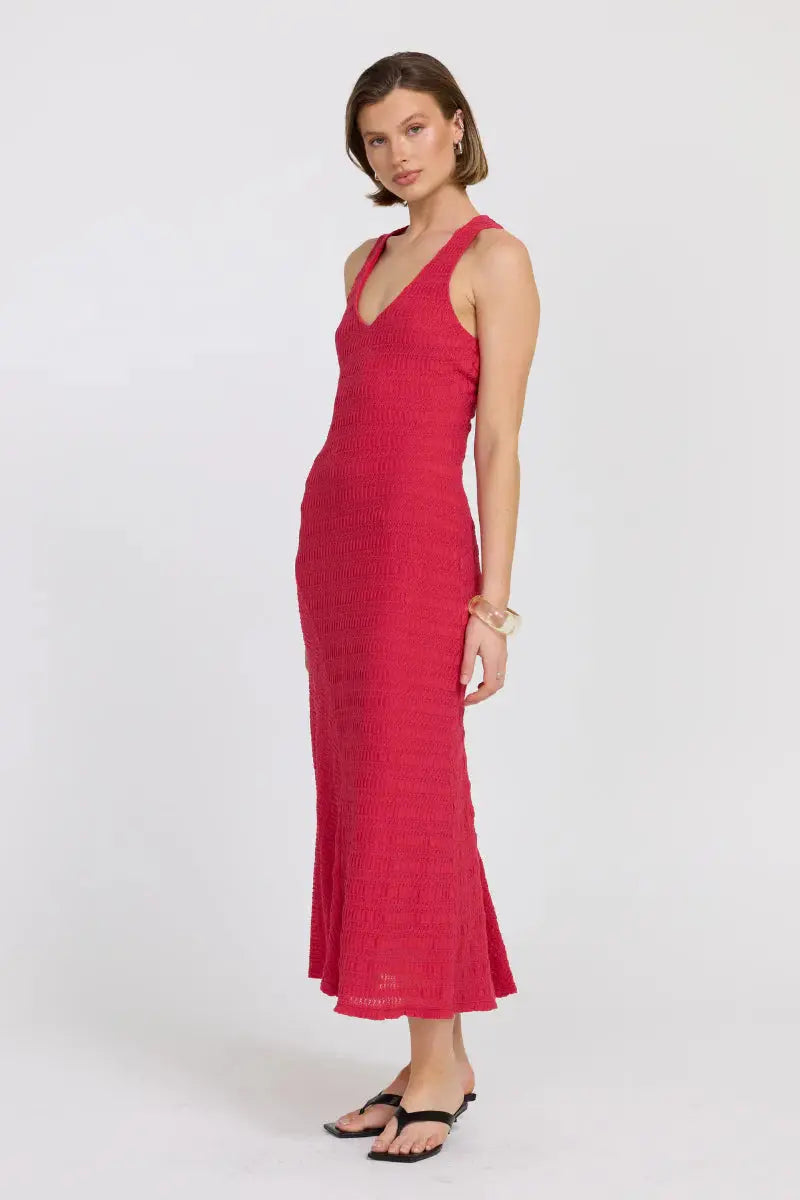 Sanoma Dress - Hibiscus Sovere