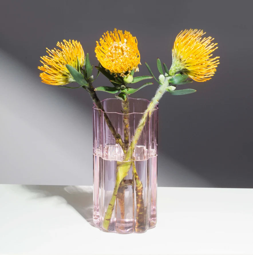 Wave Vase - Pink Fazeek