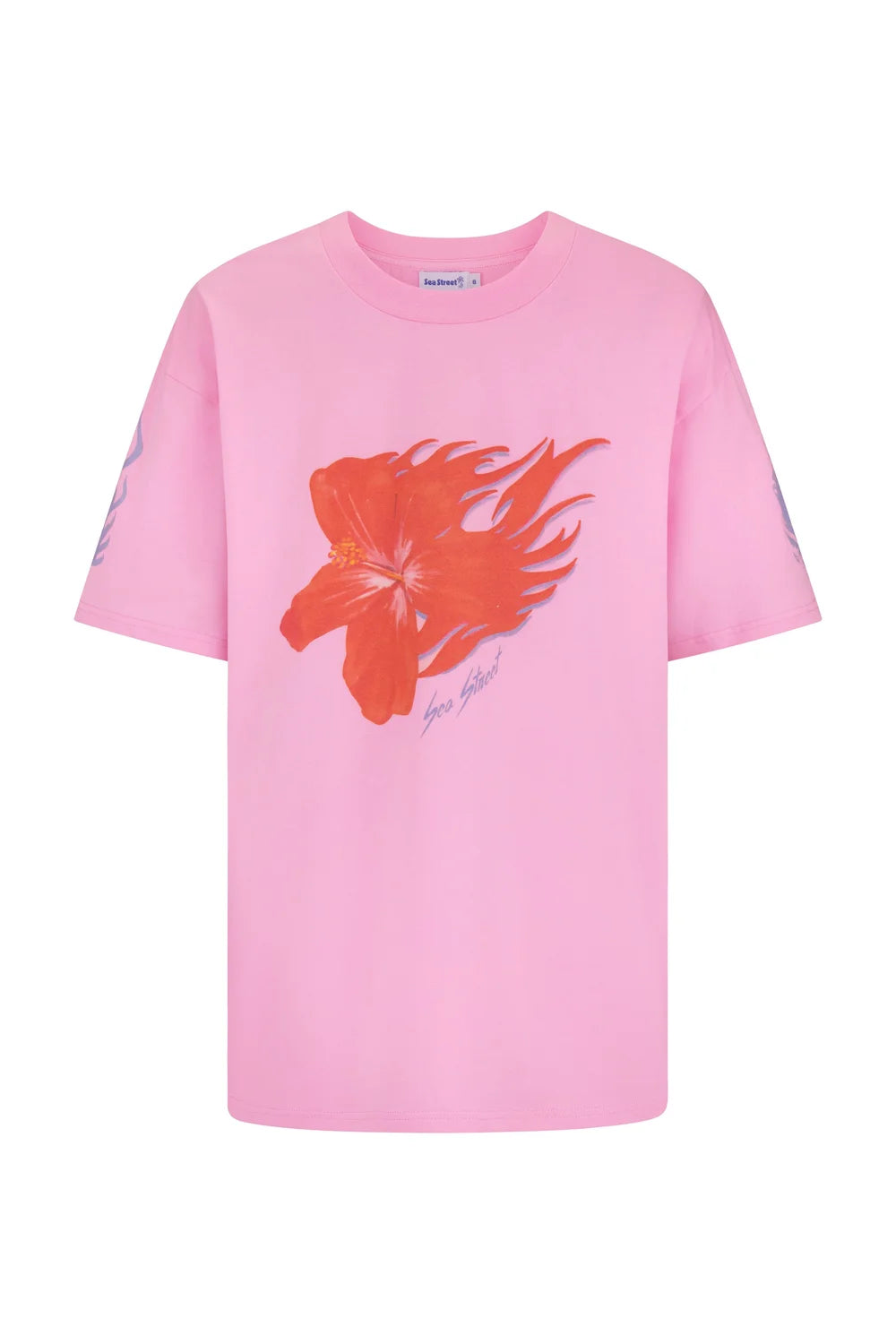 Flaming Hibiscus T-Shirt Sea Street