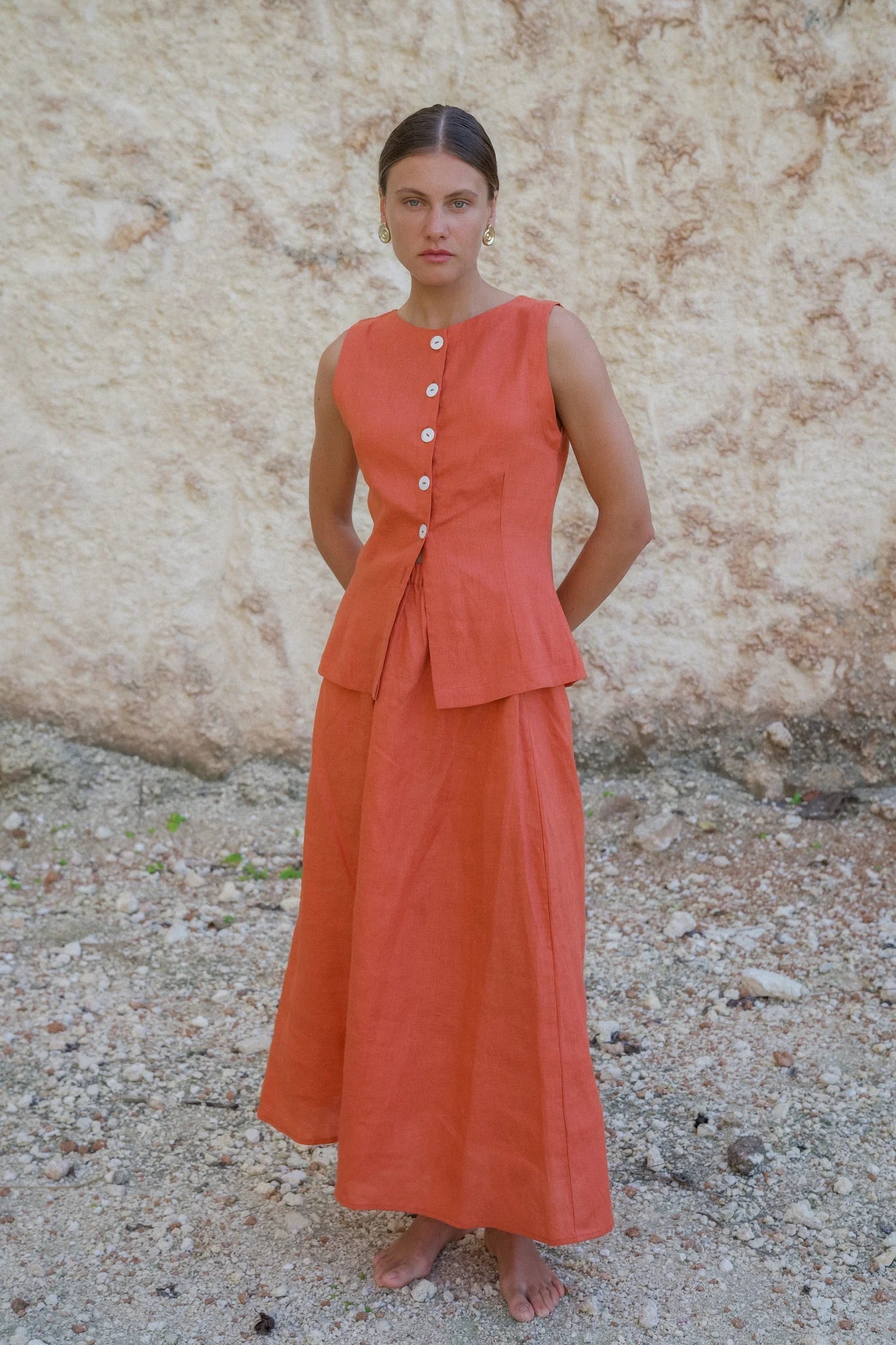 Ellery Vest - Pindan pops + co