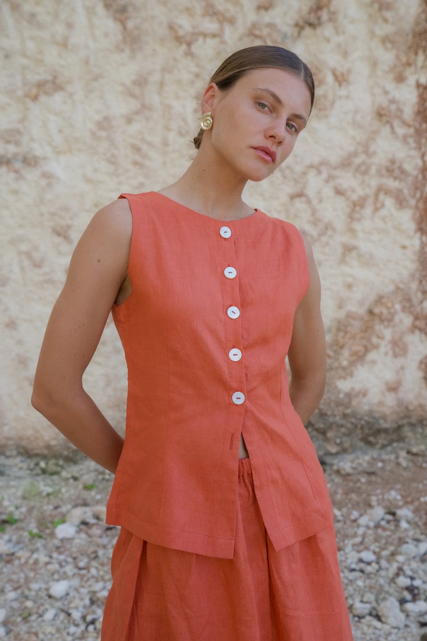 Ellery Vest - Pindan pops + co