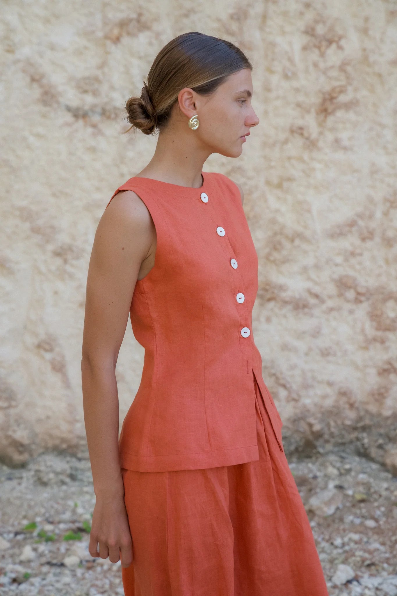 Ellery Vest - Pindan pops + co