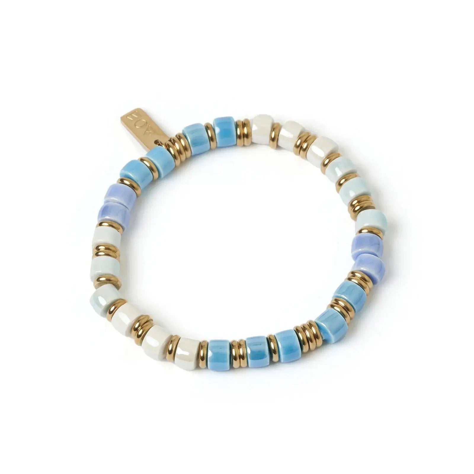 Skylar Ceramic and Gold Bracelet - Riviera Arms of Eve