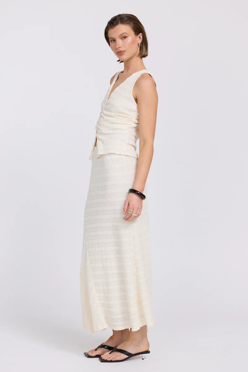Sonoma Skirt - Cream Sovere at cloth in brick 03